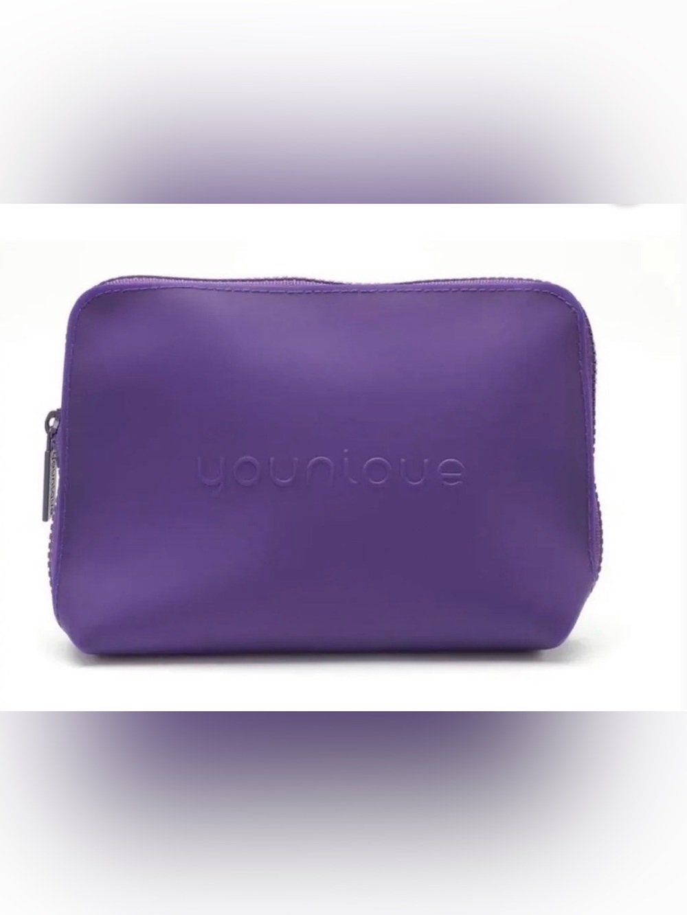Younique Violet Zipper Makeup Pouch